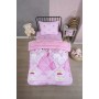 ETE HOMETEX TEK KİŞİLİK LÜX WELSOFT YORGAN SETİ PRENSES PEMBE 155X215CM 8696474231856